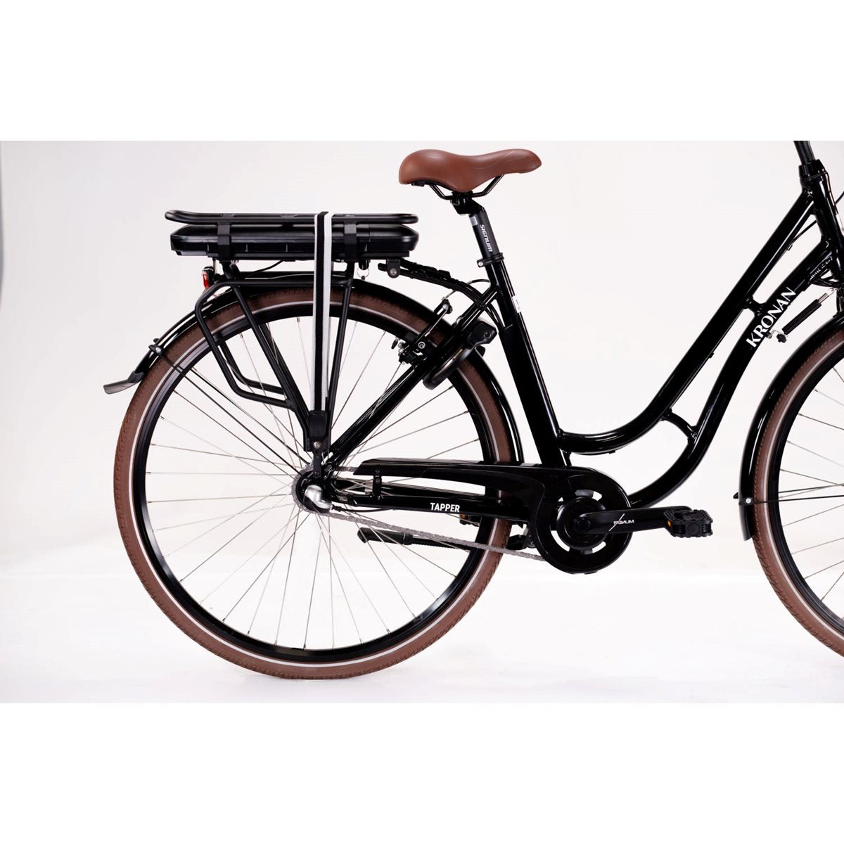 Elcykel Dam Kronan Tapper Black Gloss