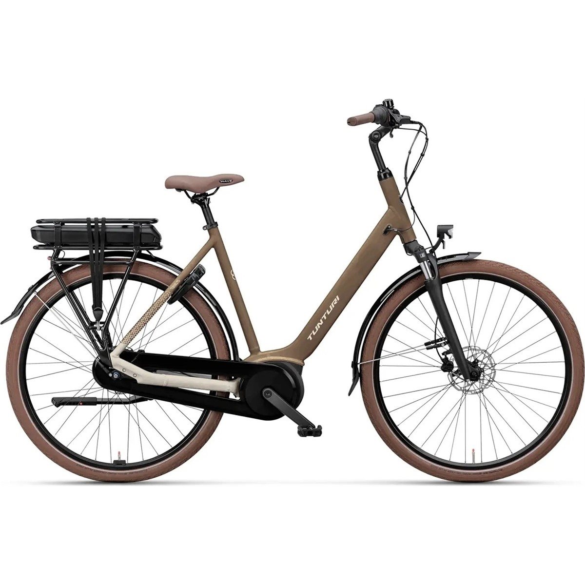 Elcykel Dam Tunturi Tornio E7 Bronze/Champagne