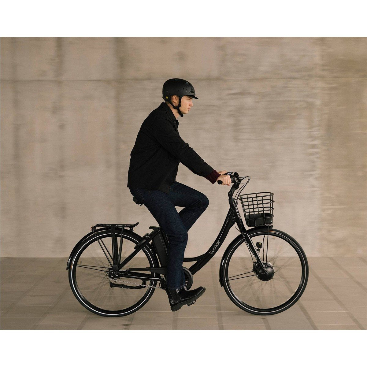 Elcykel Ecoride Ambassador 3 Hub Fotbroms Black