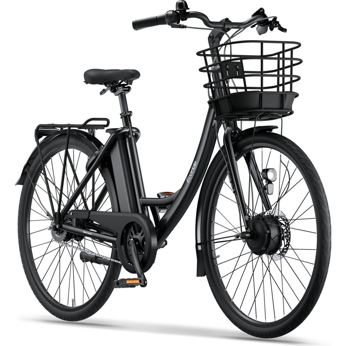 Elcykel Ecoride Ambassador 3 Hub Fotbroms Black