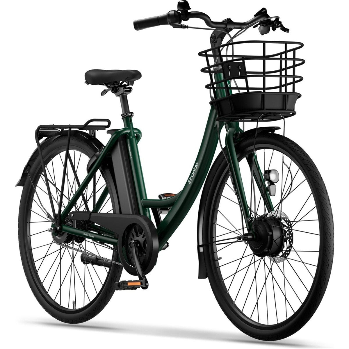 Elcykel Ecoride Ambassador 3 Hub Fotbroms Green