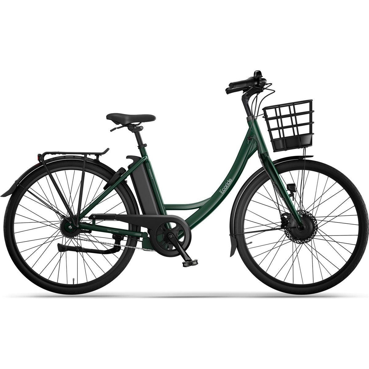 Elcykel Ecoride Ambassador 3 Hub Fotbroms Green
