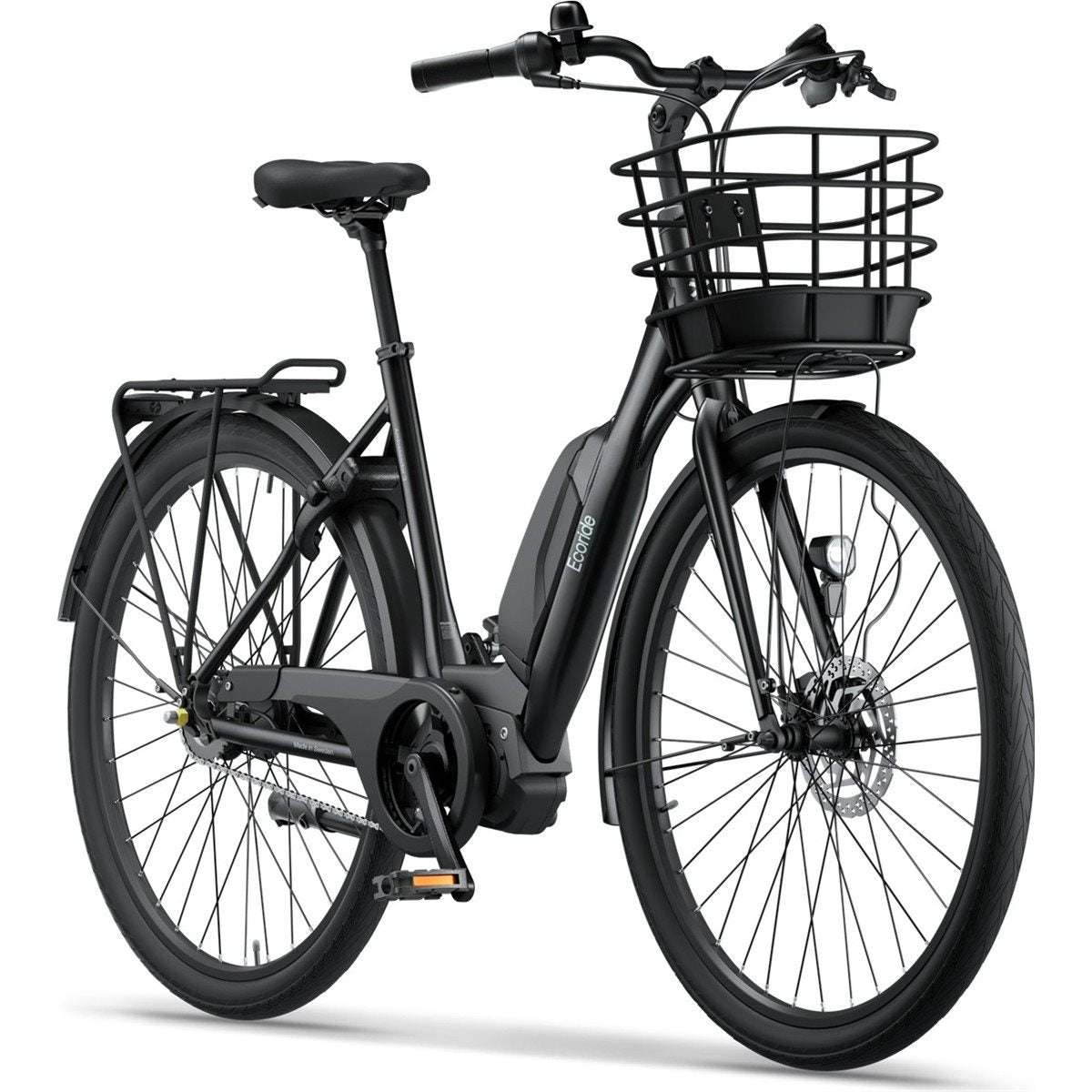 Elcykel Ecoride Ambassador 3 Mid Fotbroms Svart
