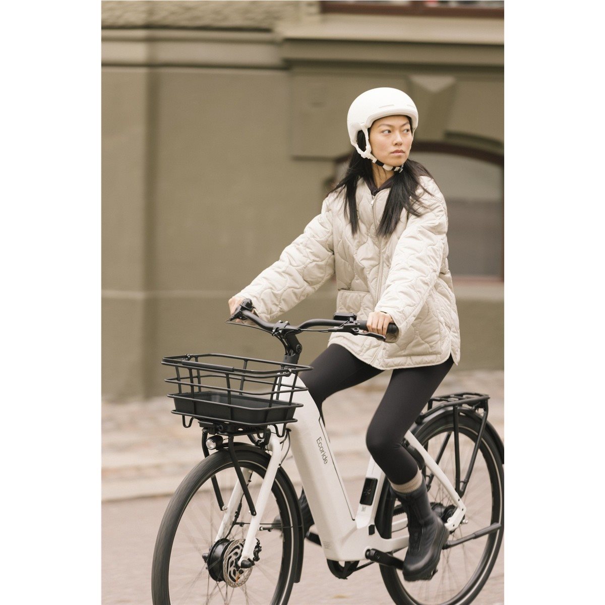 Elcykel Ecoride Ambassador 4 Hub Belt Fotbroms Svart