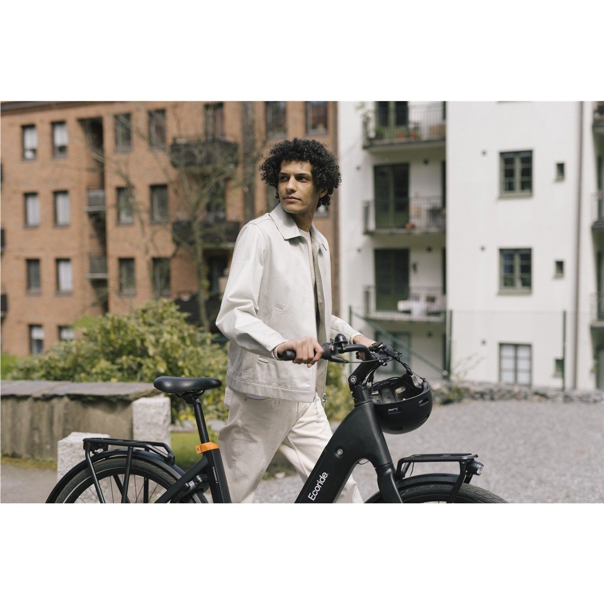 Elcykel Ecoride Ambassador 4 Hub Belt Fotbroms Svart