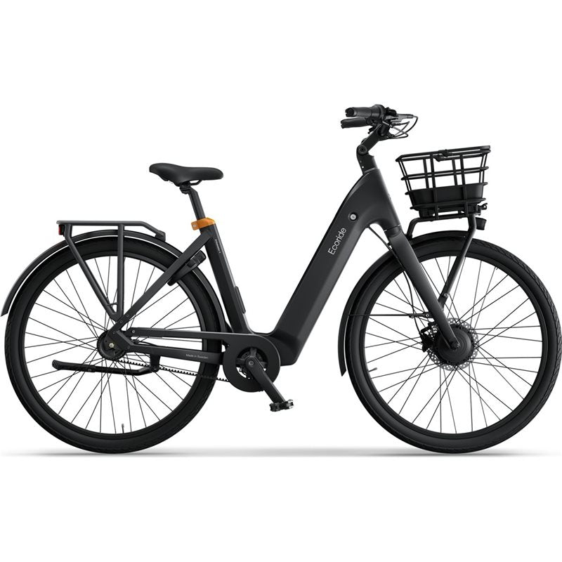 Elcykel Ecoride Ambassador 4 Hub Belt Fotbroms Svart