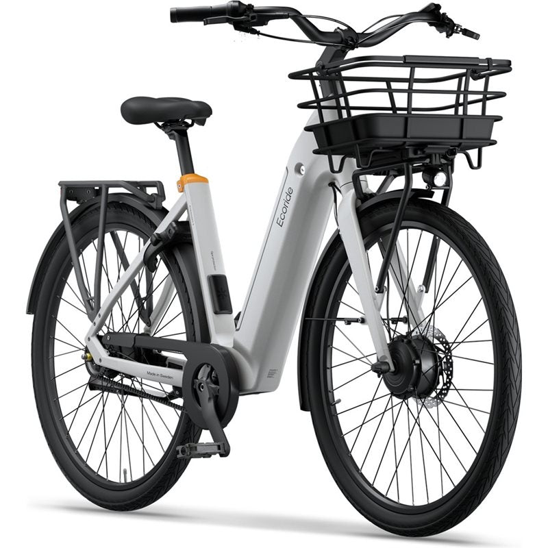 Elcykel Ecoride Ambassador 4 Hub Belt Fotbroms Vit