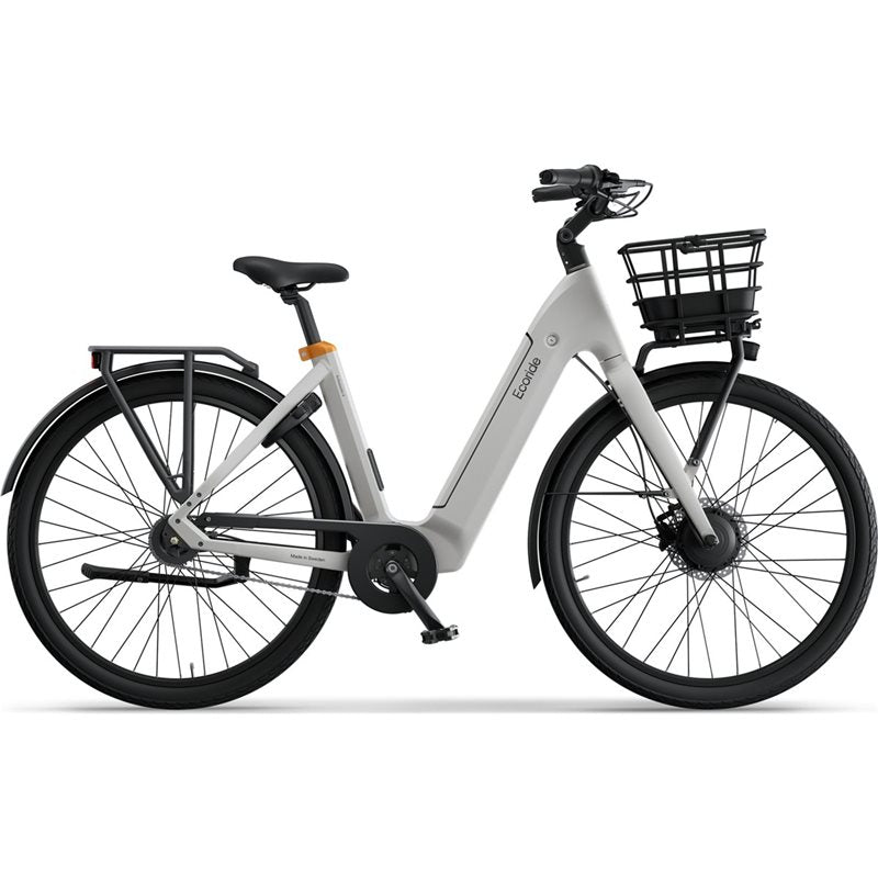 Elcykel Ecoride Ambassador 4 Hub Fotbroms Vit