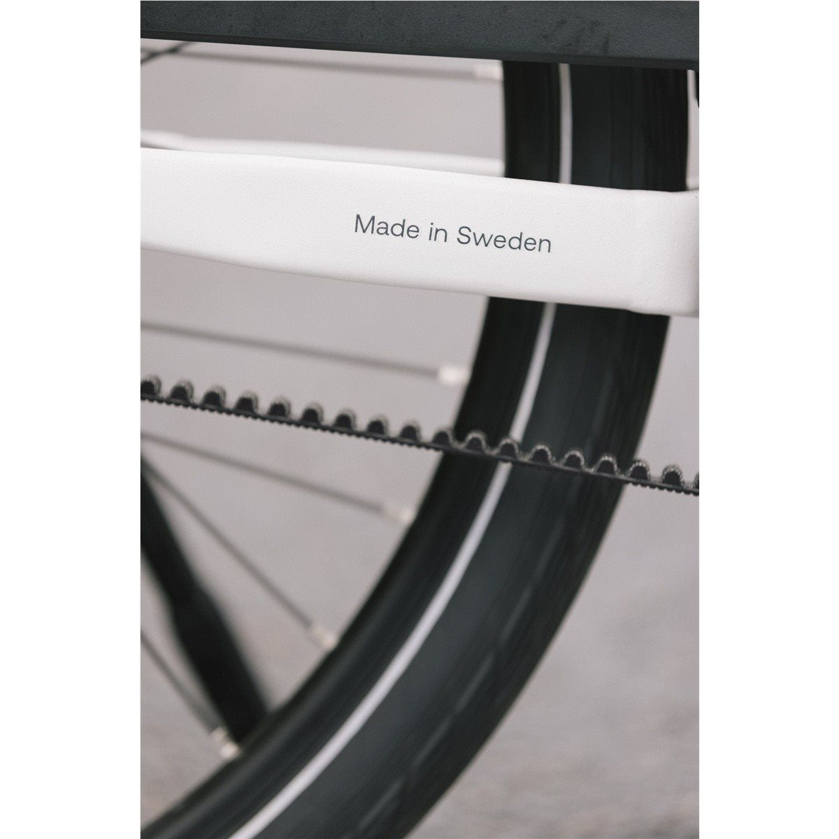 Elcykel Ecoride Ambassador 4 Mid Belt Fotbroms Vit