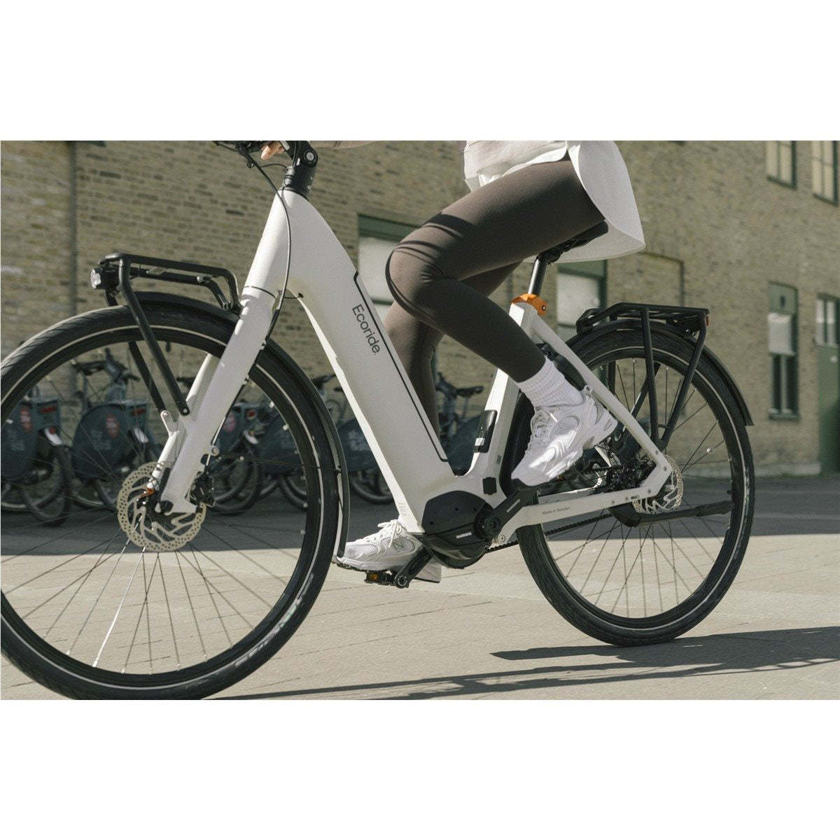 Elcykel Ecoride Ambassador 4 Mid Belt Skivbroms Vit