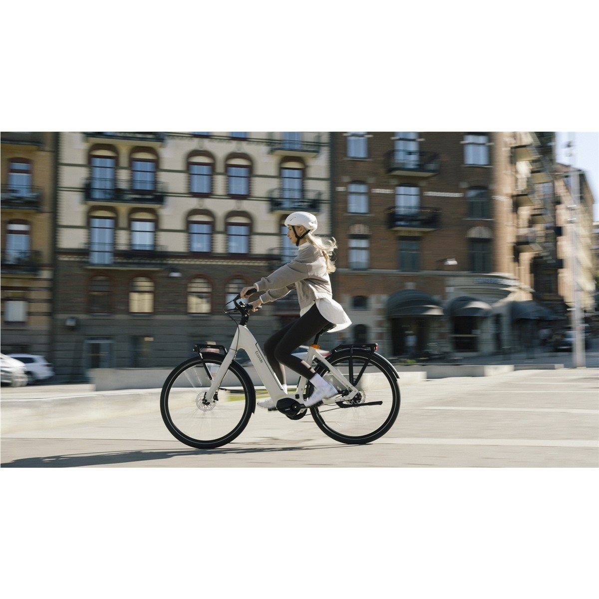 Elcykel Ecoride Ambassador 4 Mid Belt Skivbroms Vit