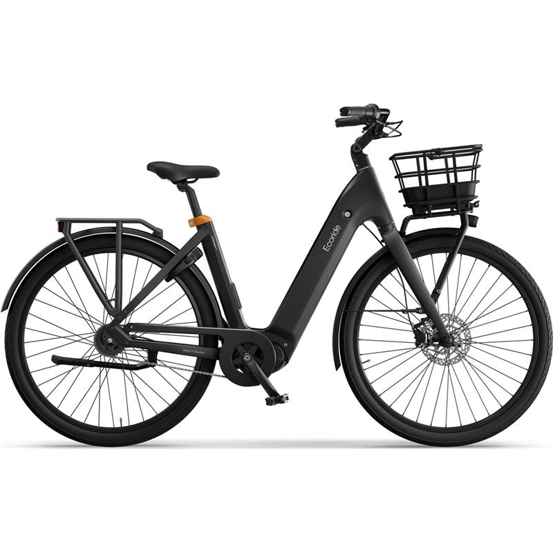 Elcykel Ecoride Ambassador 4 Mid Fotbroms Svart