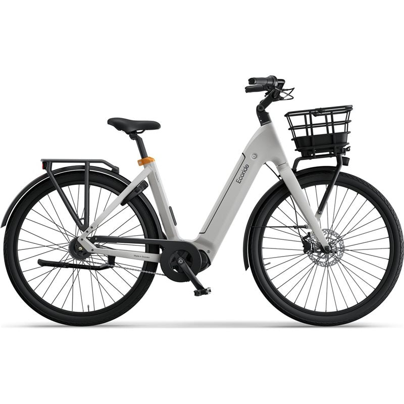 Elcykel Ecoride Ambassador 4 Mid Fotbroms Vit