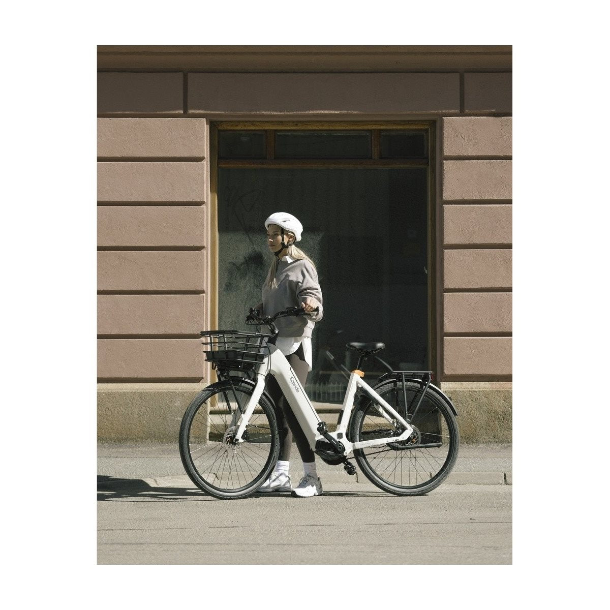 Elcykel Ecoride Ambassador 4 Mid Skivbroms Vit