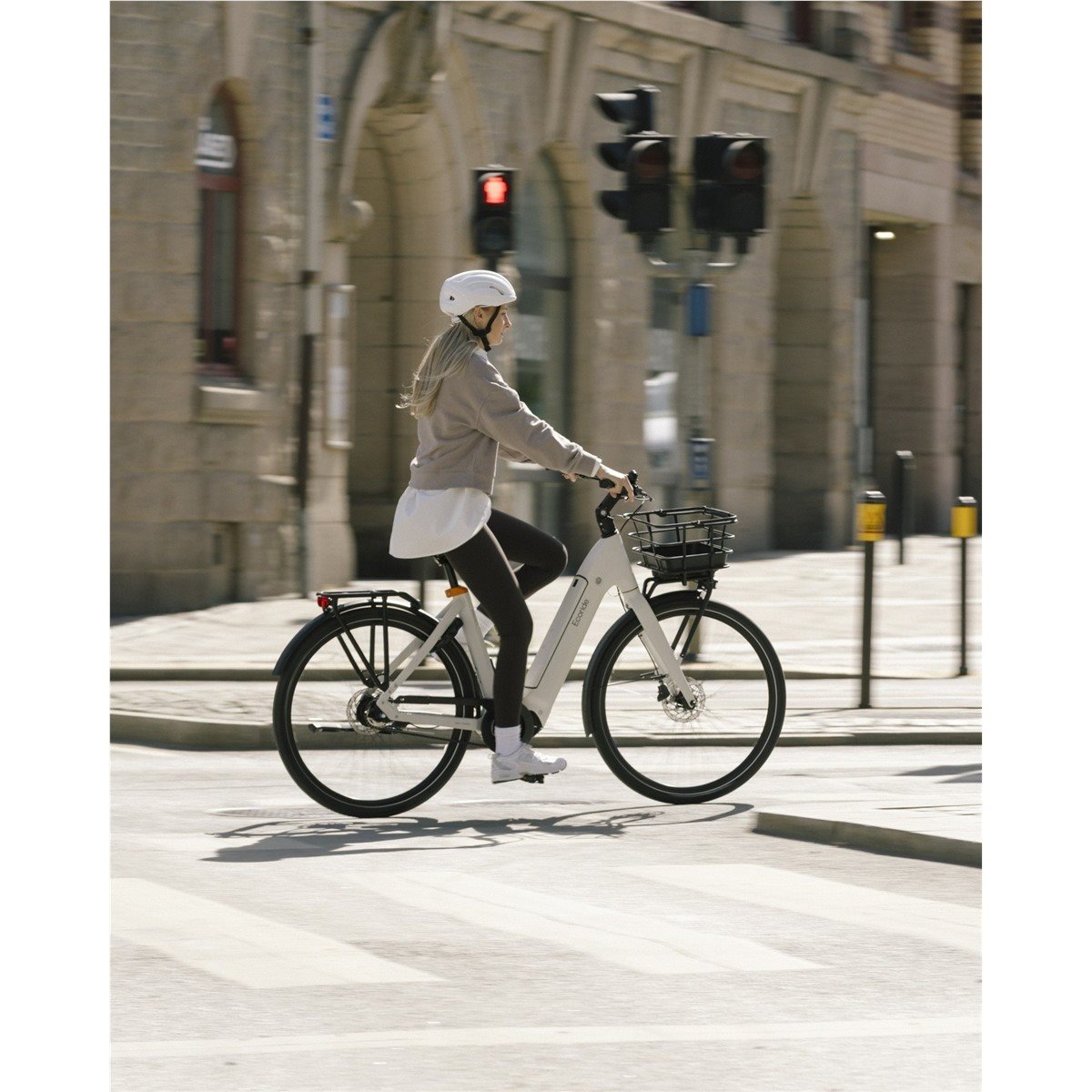 Elcykel Ecoride Ambassador 4 Mid Skivbroms Vit