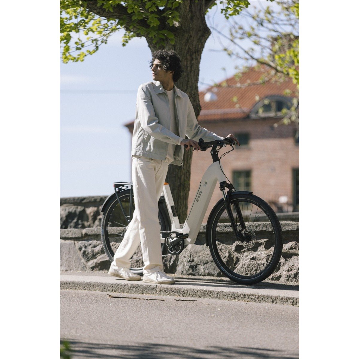 Elcykel Ecoride Tripper 4 Mid Low Vit