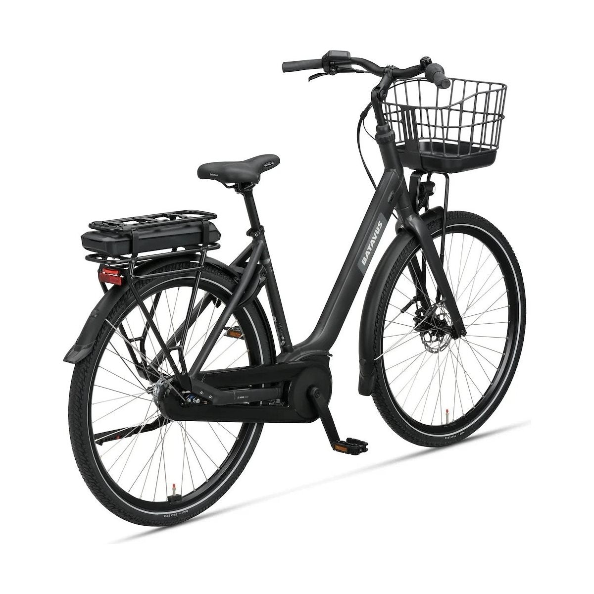 Elcykel Hybrid Batavus Altura CP Plus City DK Smoking Black