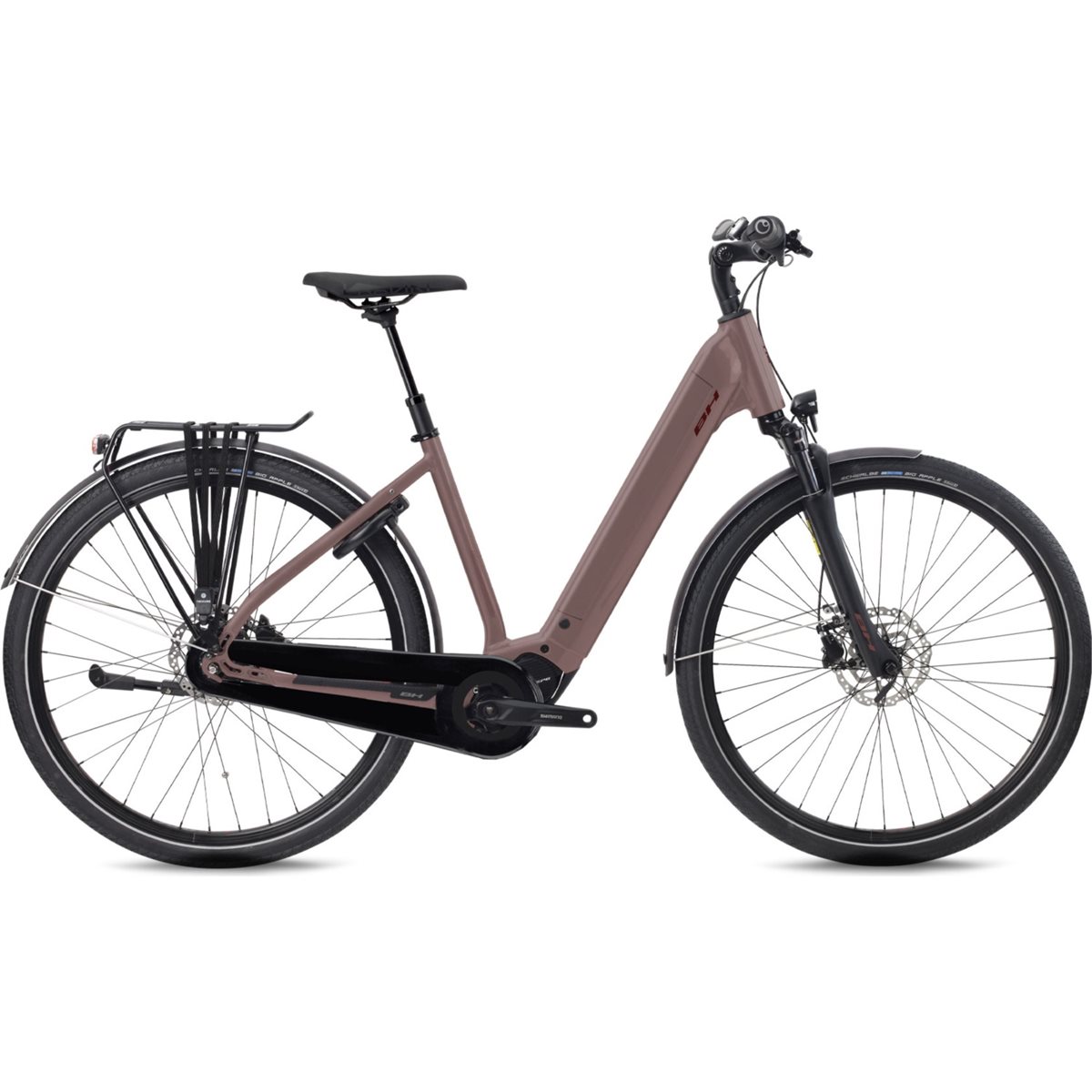 Elcykel Hybrid BH ATOMe Diamond Wave Pro Red