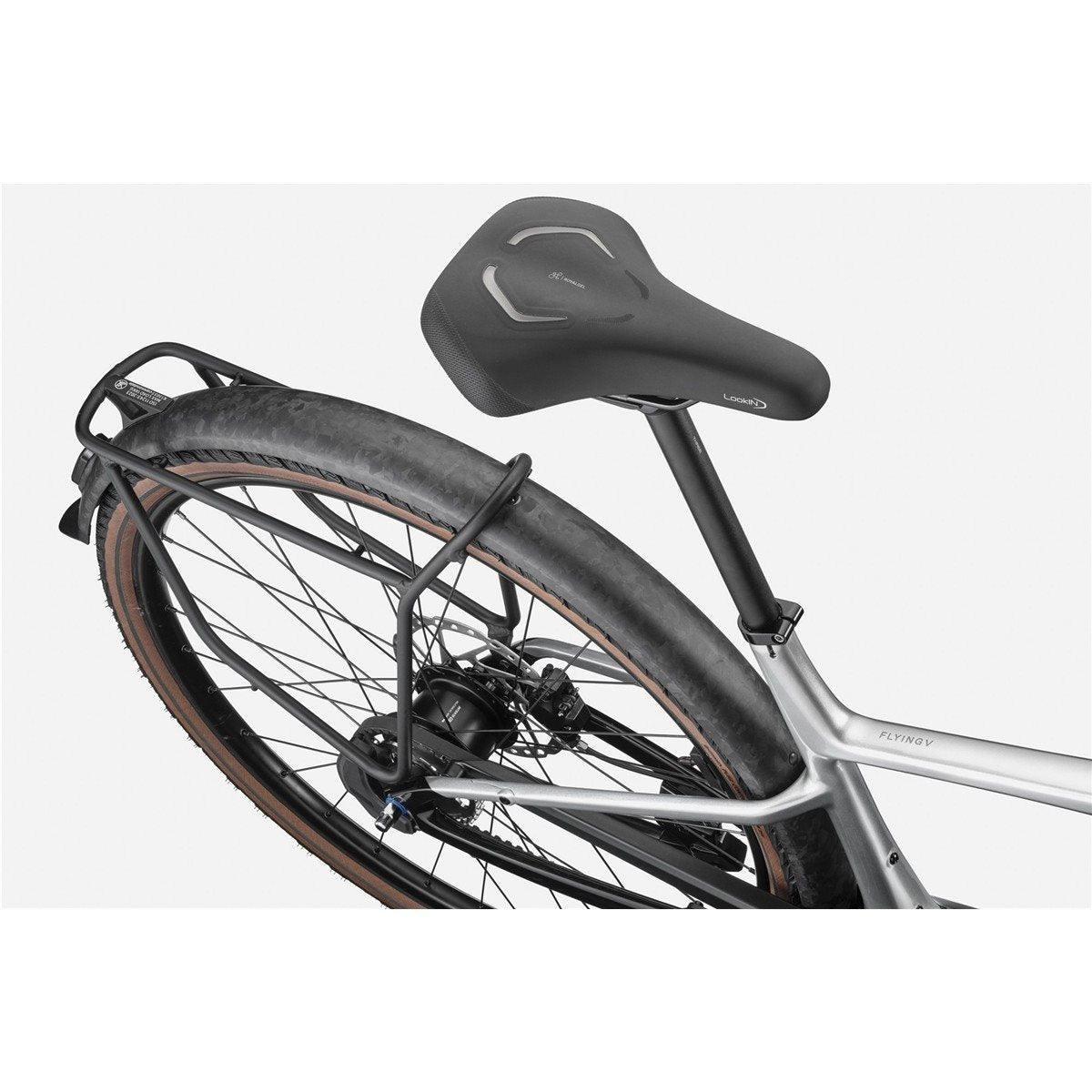 Elcykel Hybrid Cannondale FlyingV 1 Silver