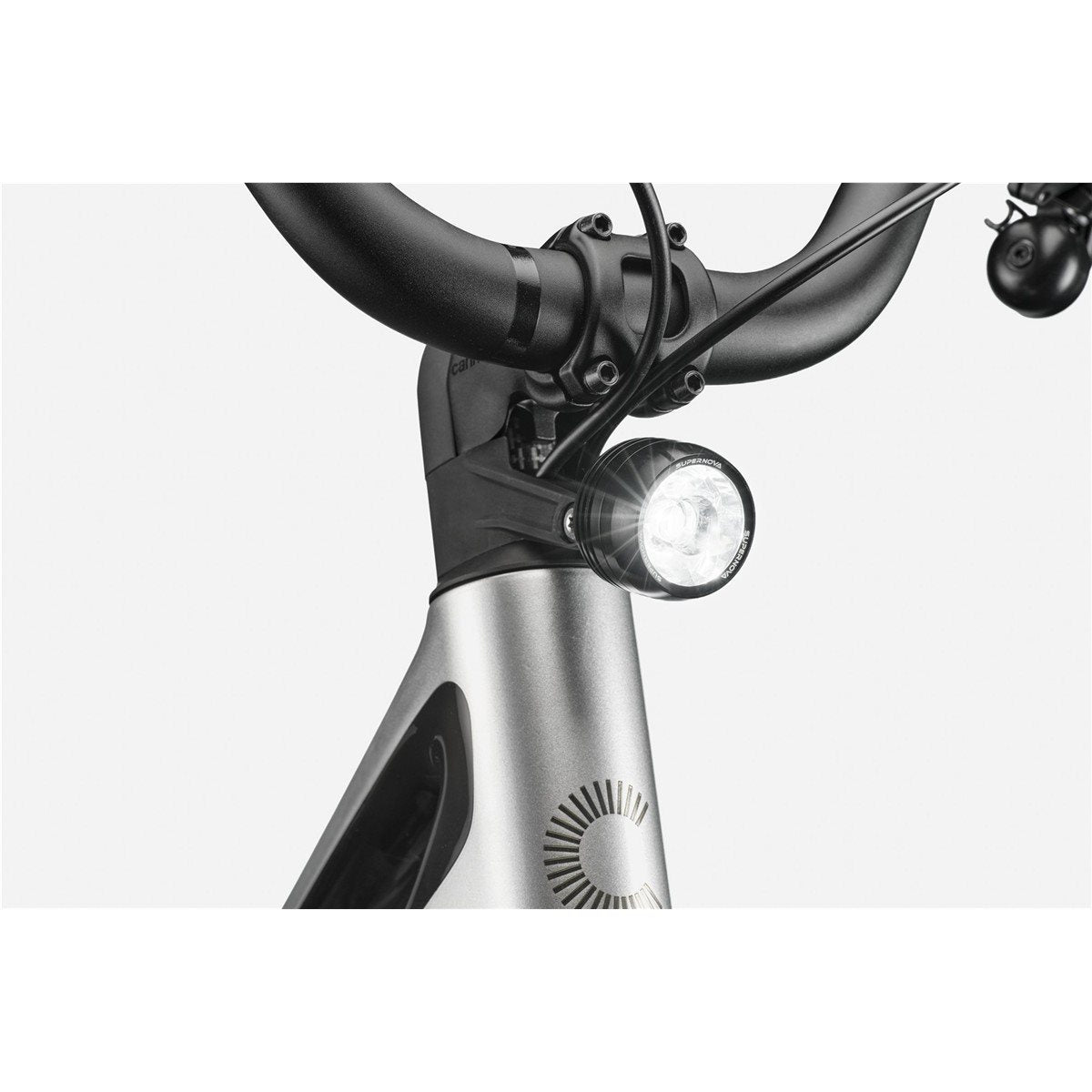 Elcykel Hybrid Cannondale FlyingV 1 Silver