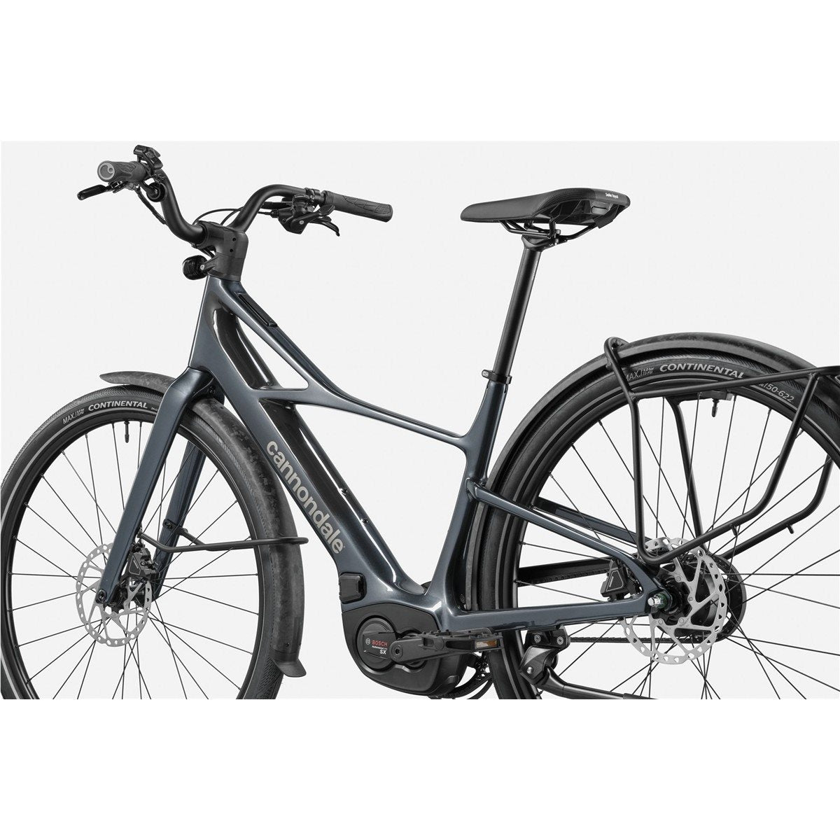 Elcykel Hybrid Cannondale FlyingV 2 Tungsten Blue