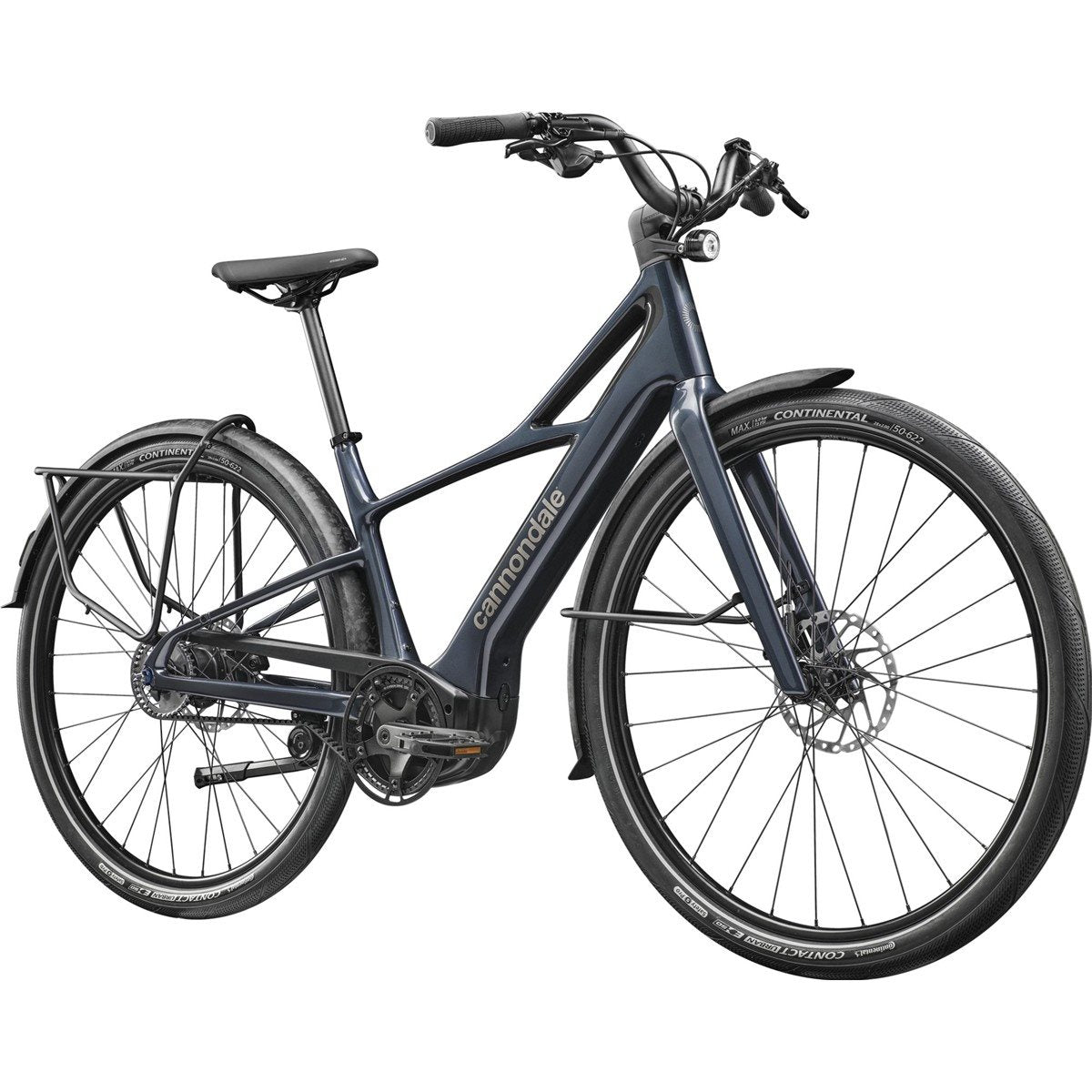 Elcykel Hybrid Cannondale FlyingV 2 Tungsten Blue