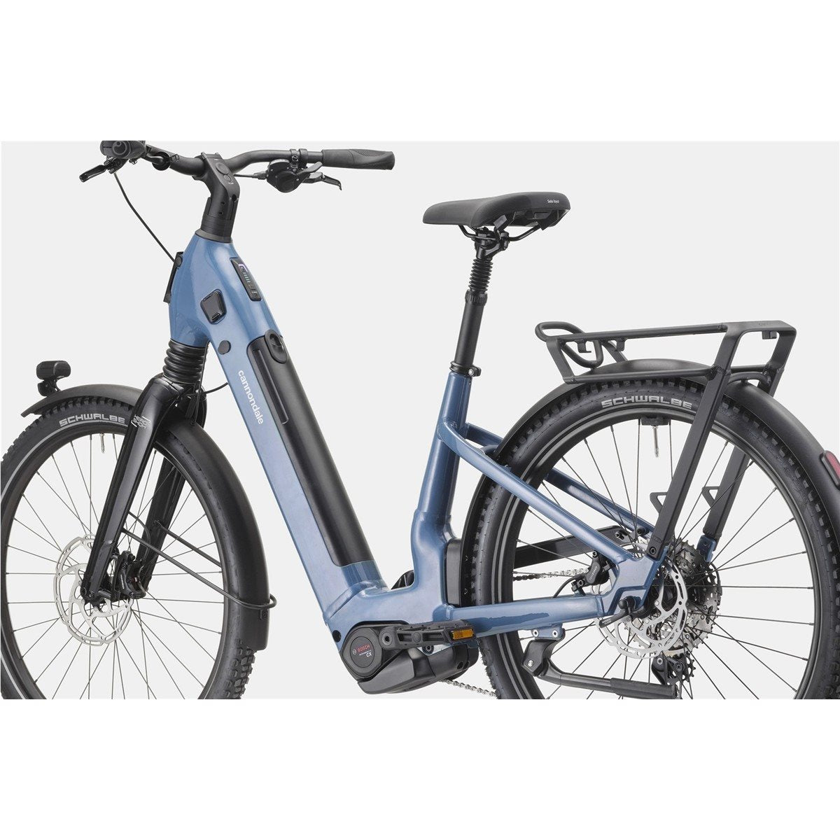 Elcykel Hybrid Cannondale Tesoro 2 Low Storm Cloud