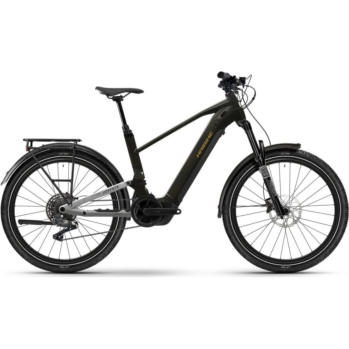 Elcykel Hybrid Haibike ADVENTR 6 High Sparkling Black/Platinum Chrome