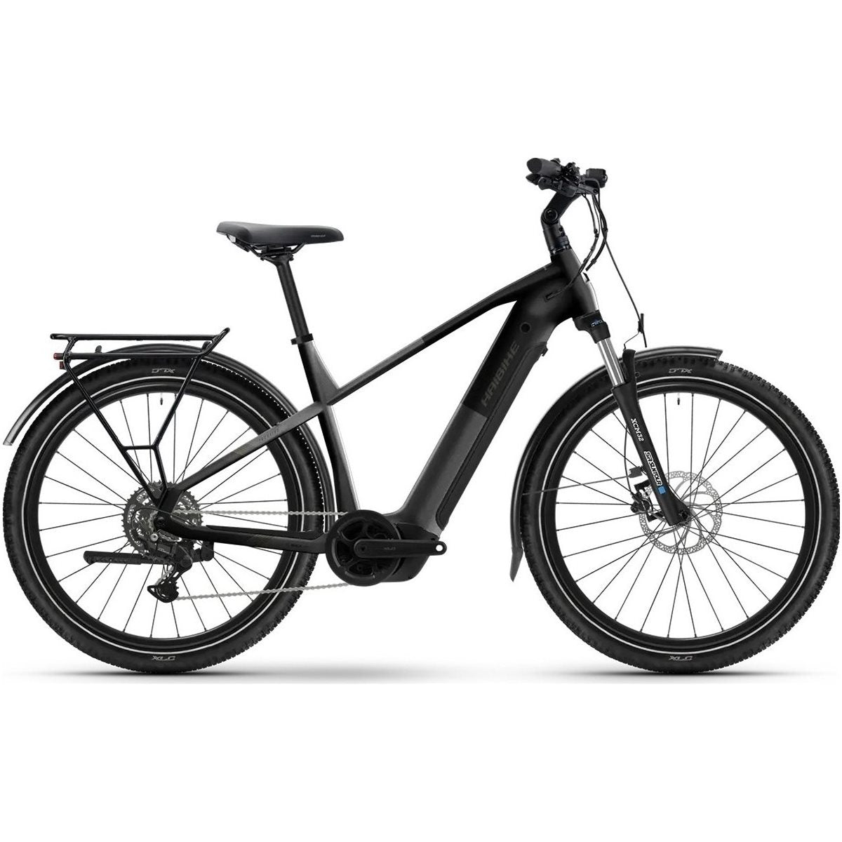 Elcykel Hybrid Haibike TREKKING 3 High Dark Silver/Stardust