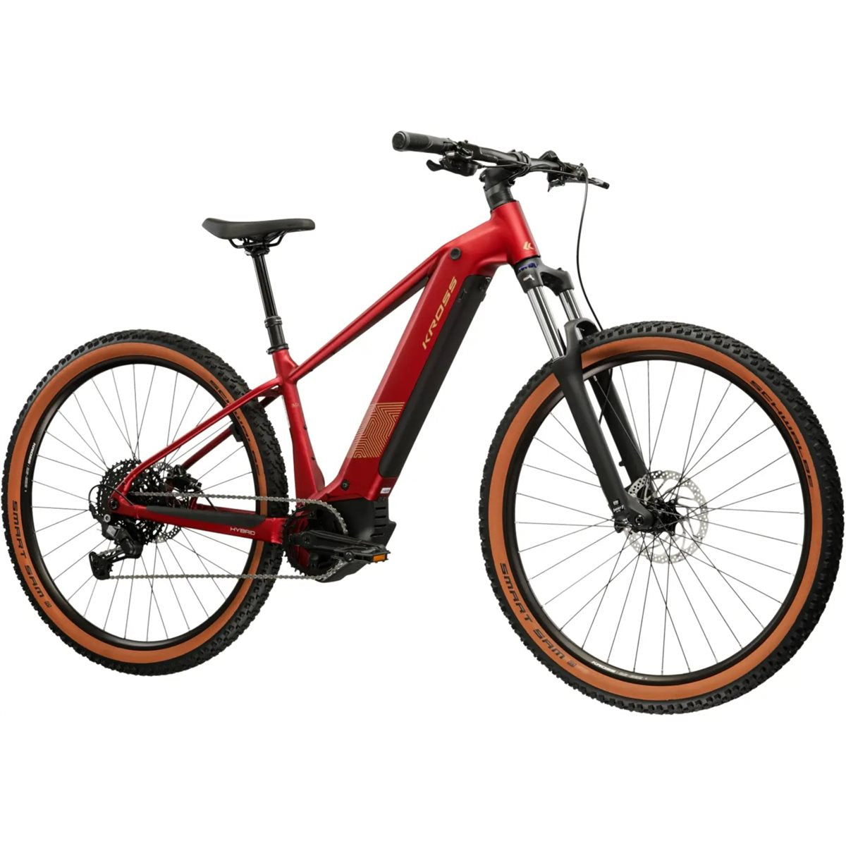 Elcykel Hybrid Kross Influx 3.0 M 800 Ruby/Yellow