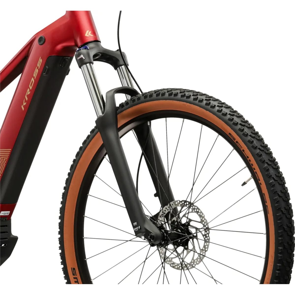 Elcykel Hybrid Kross Influx 3.0 M 800 Ruby/Yellow