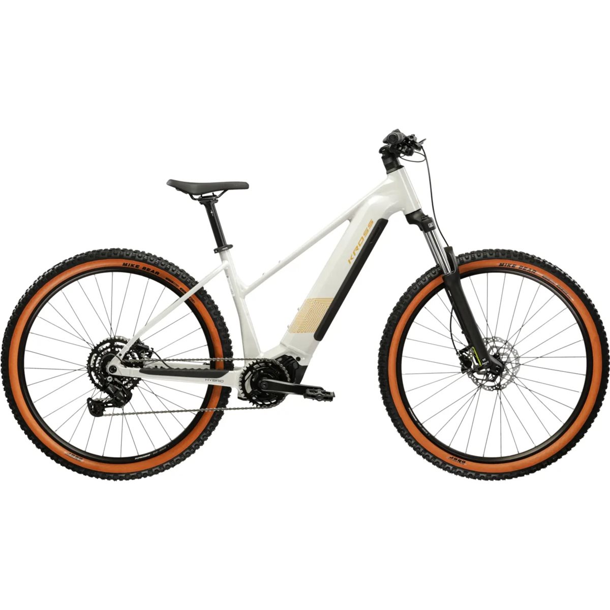Elcykel hybrid Kross Influx Hybrid 1.0 W 720 Grey/Yellow