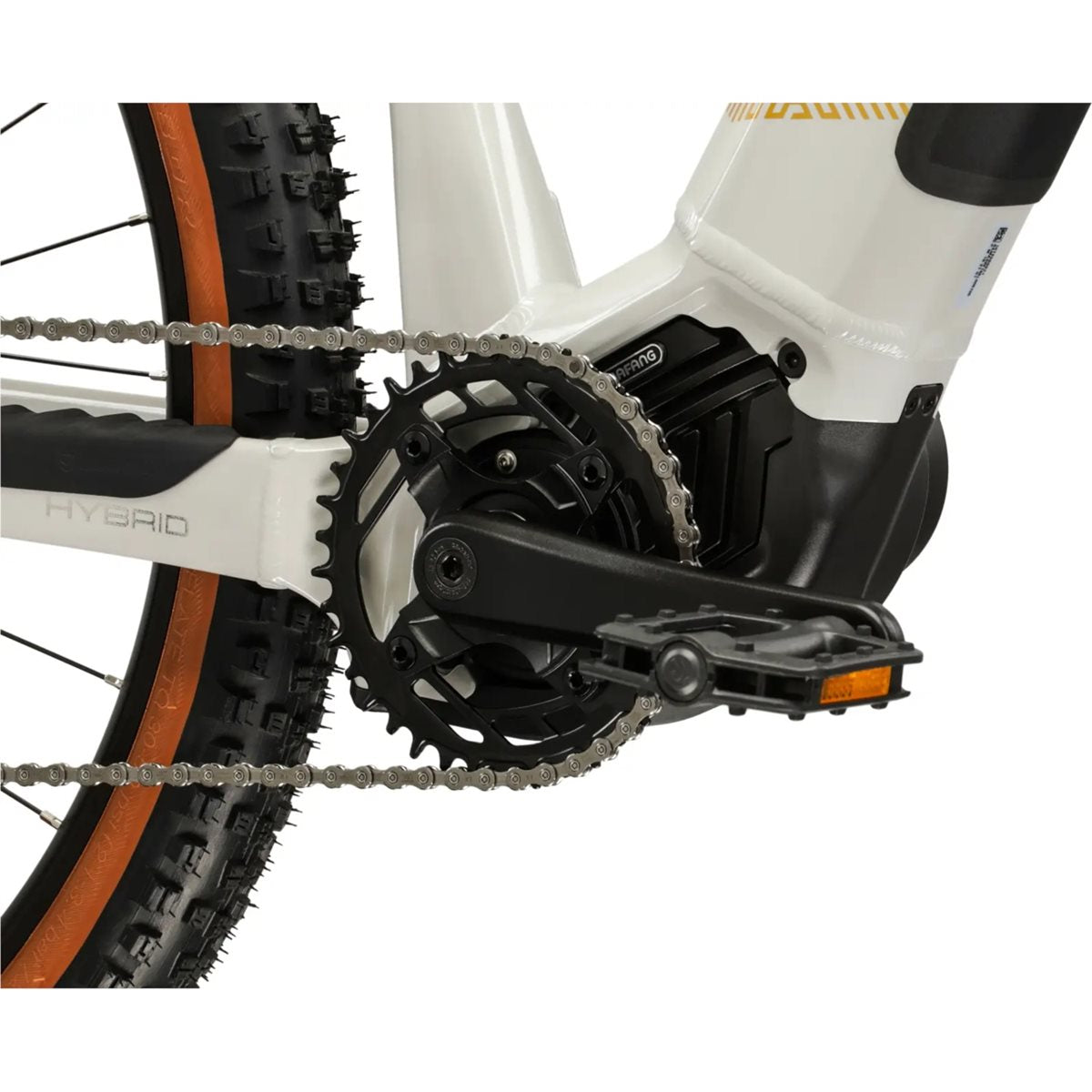 Elcykel hybrid Kross Influx Hybrid 1.0 W 720 Grey/Yellow