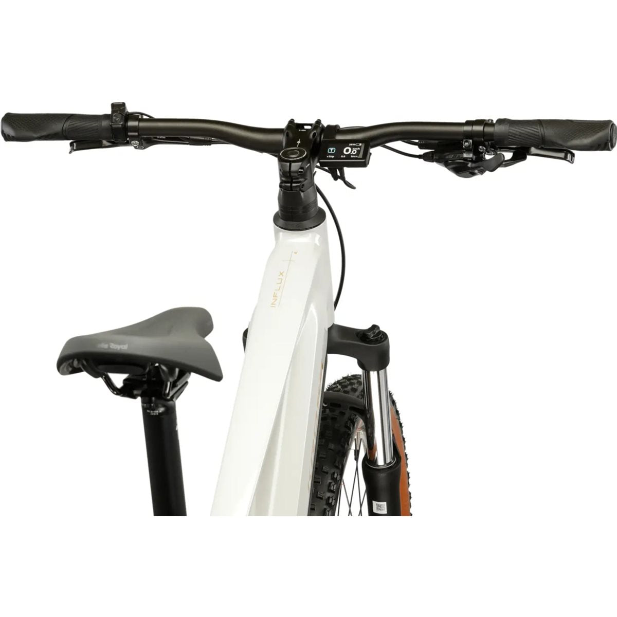 Elcykel hybrid Kross Influx Hybrid 1.0 W 720 Grey/Yellow