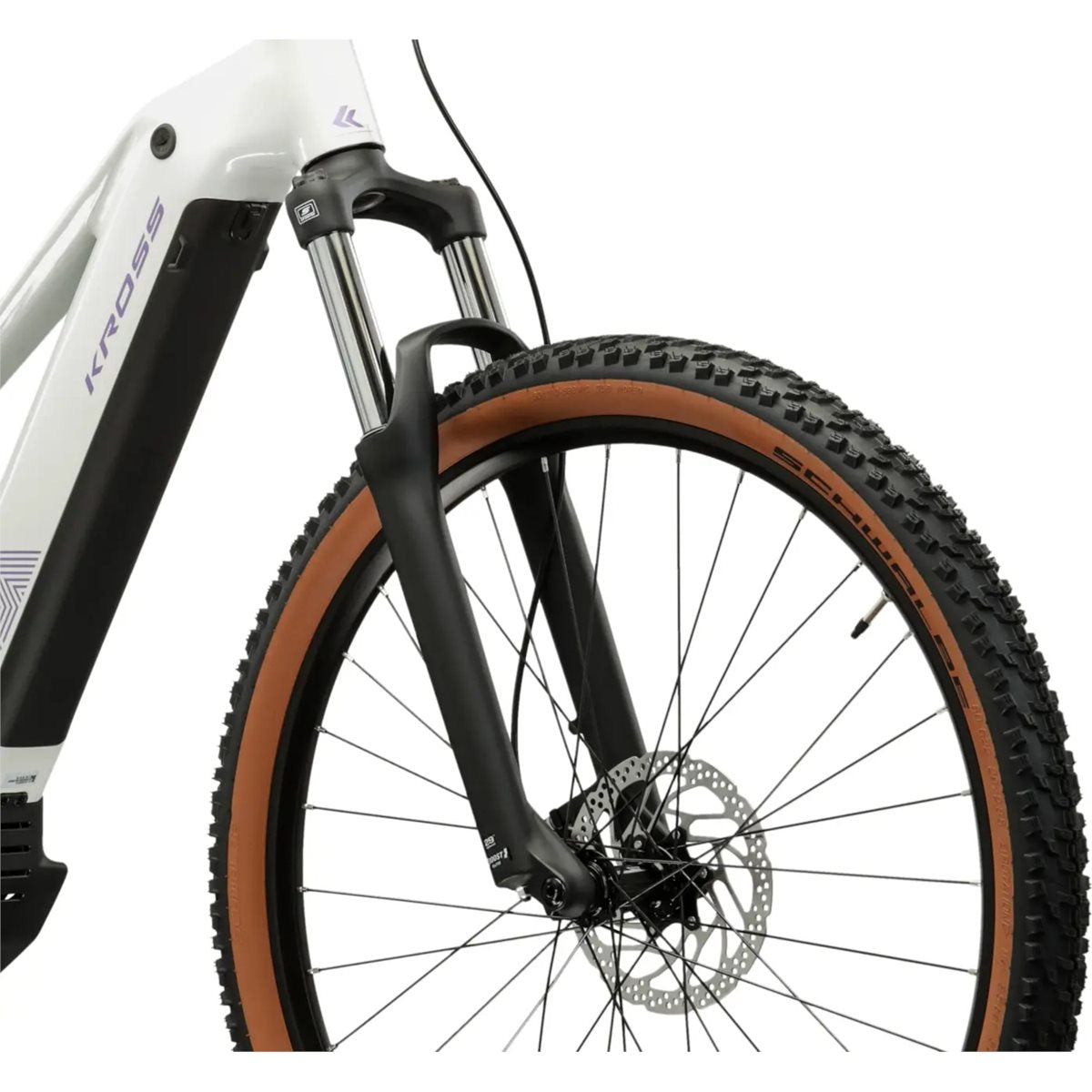 Elcykel hybrid Kross Influx Hybrid 2.0 W 600 Pearl/Purple