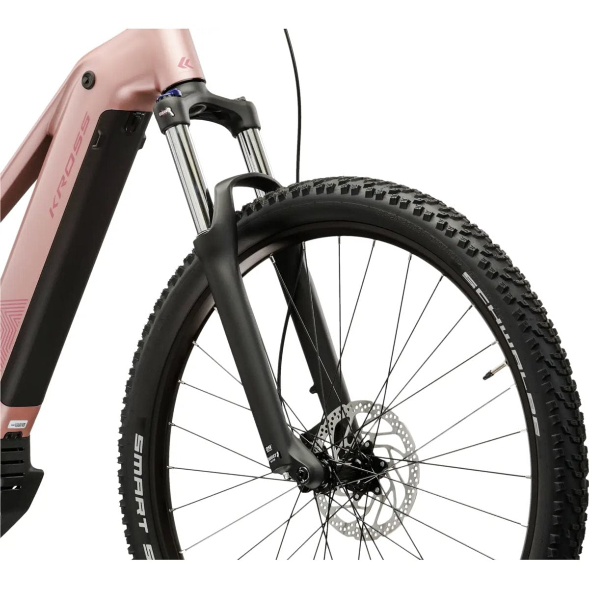 Elcykel hybrid Kross Influx Hybrid 3.0 W 800 Pink/Burgundy