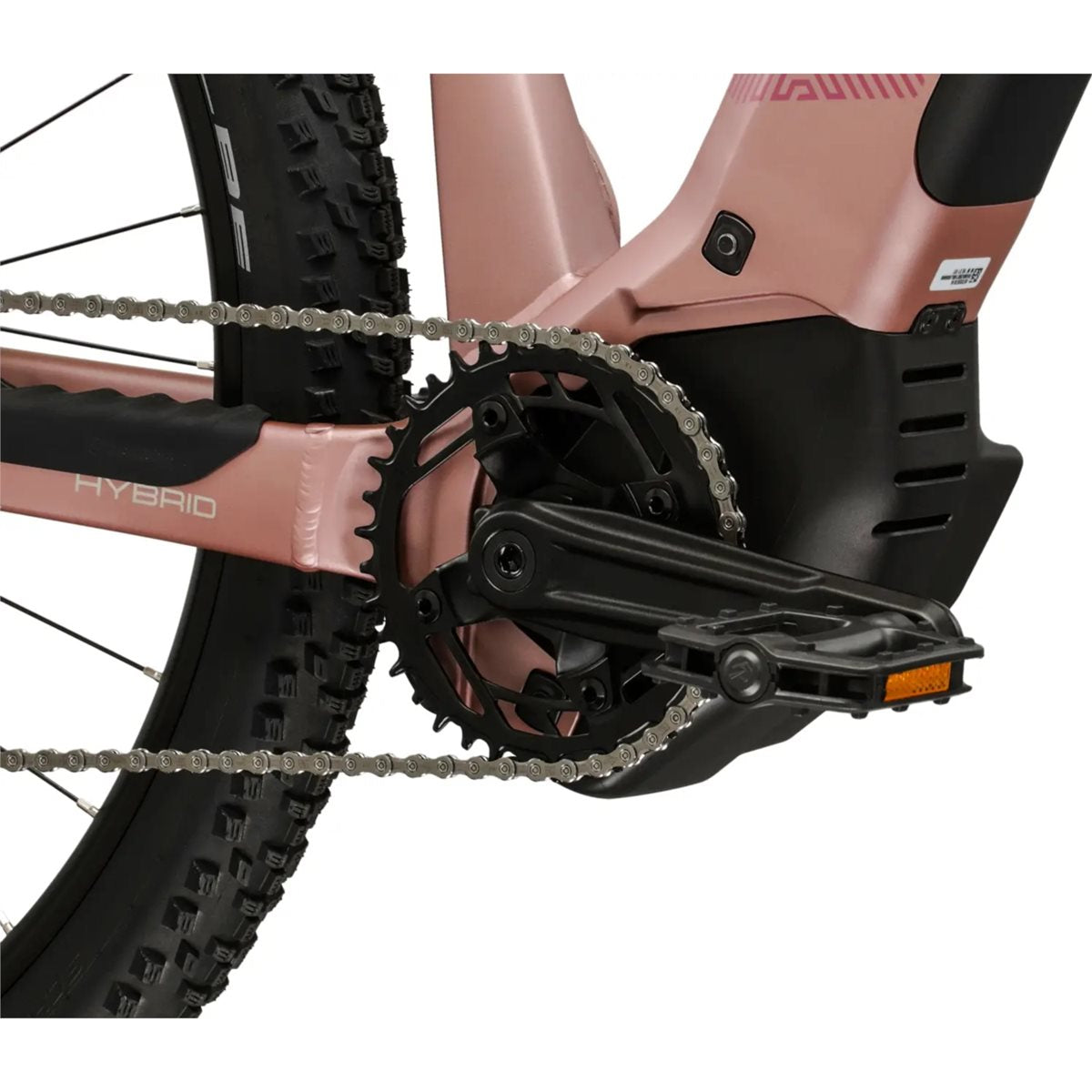 Elcykel hybrid Kross Influx Hybrid 3.0 W 800 Pink/Burgundy