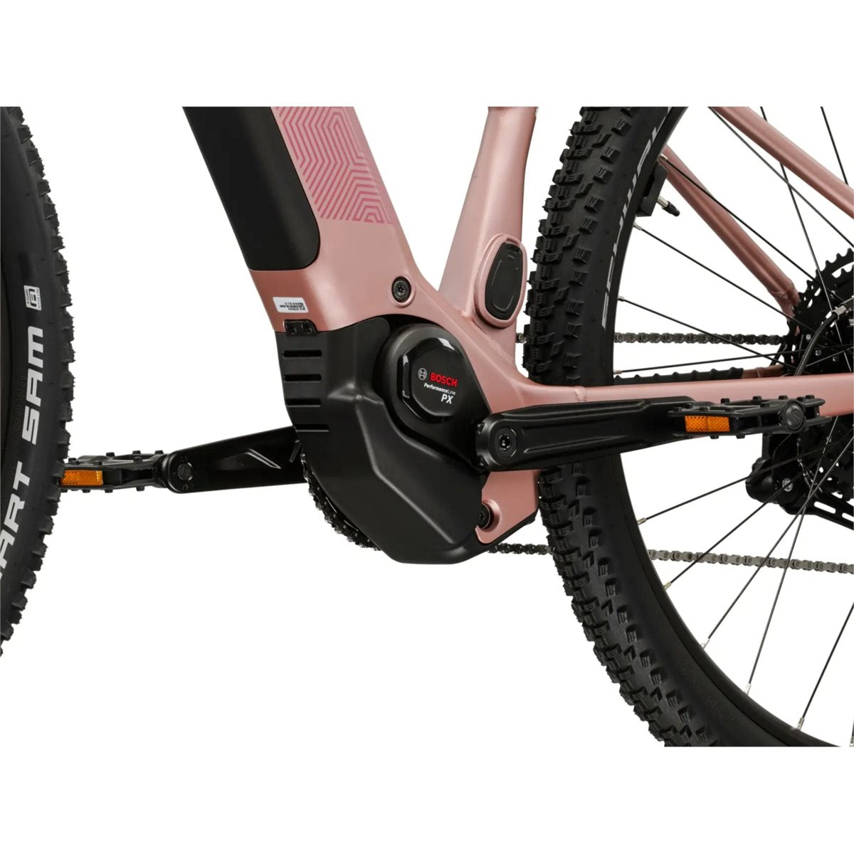 Elcykel hybrid Kross Influx Hybrid 3.0 W 800 Pink/Burgundy
