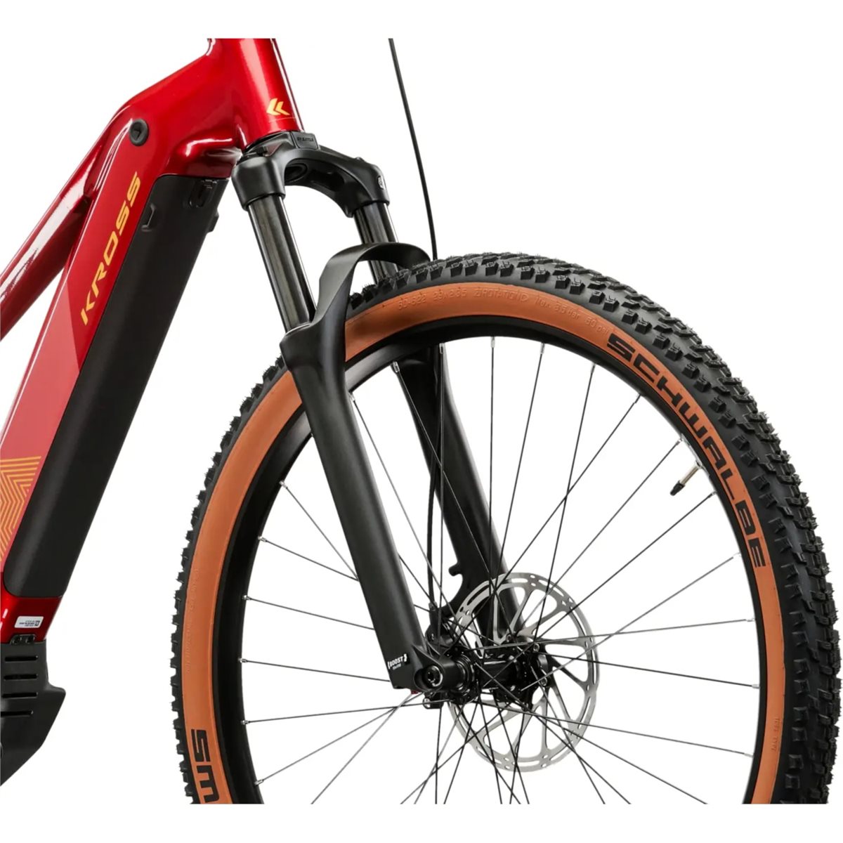 Elcykel hybrid Kross Influx Hybrid 4.0 W 800 Ruby/Burgundy
