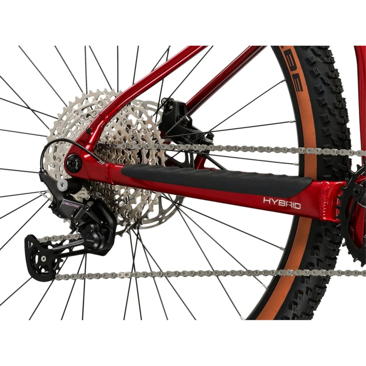 Elcykel hybrid Kross Influx Hybrid 4.0 W 800 Ruby/Burgundy
