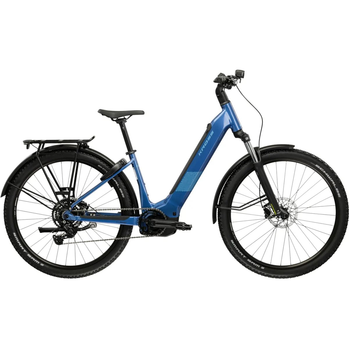 Elcykel Hybrid Kross Influx Suv 2.0 W 600 Blue/Sky Blue