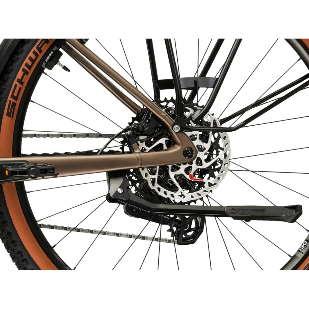 Elcykel Hybrid Kross Influx Suv 6.0 W 800 Brown/Yellow