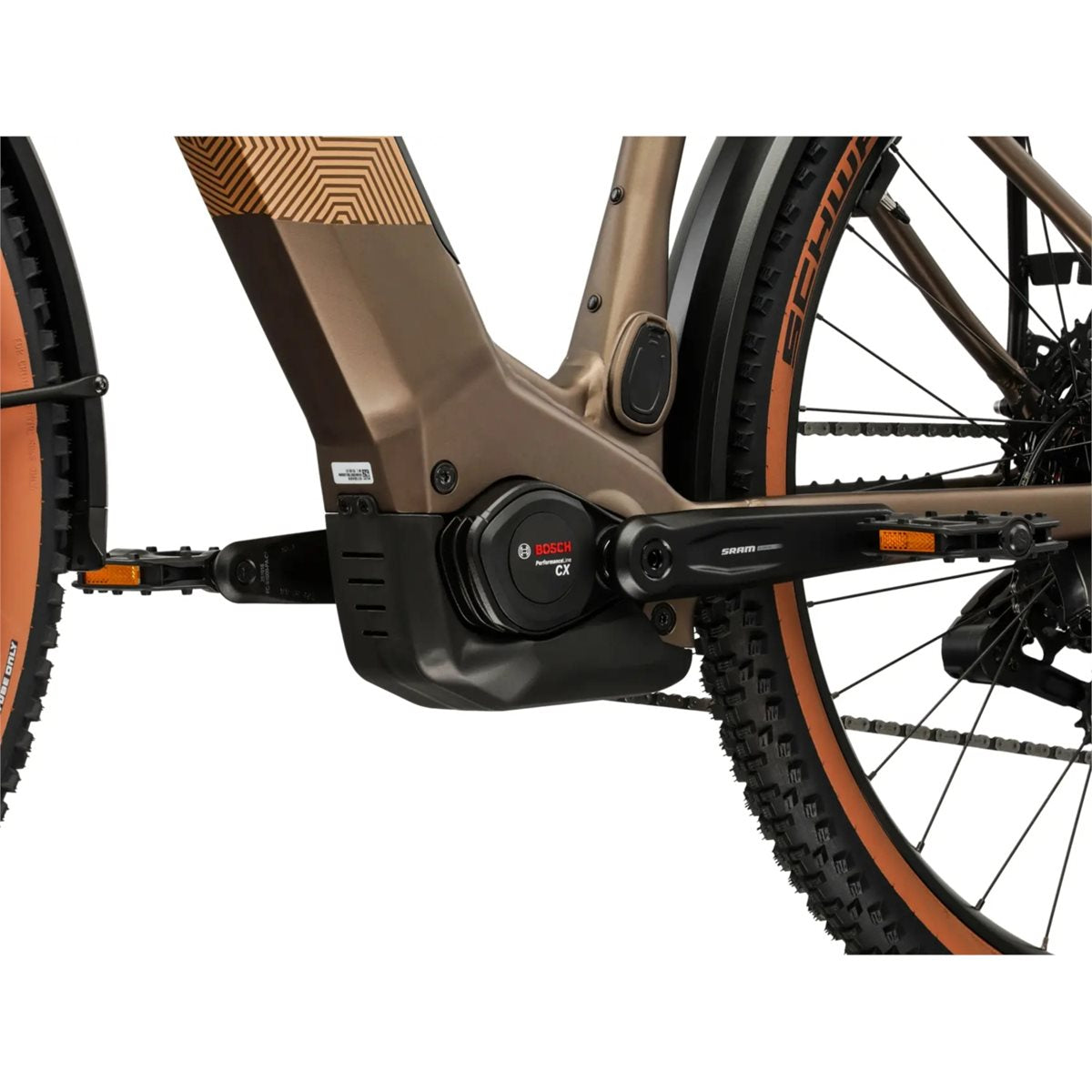 Elcykel Hybrid Kross Influx Suv 6.0 W 800 Brown/Yellow