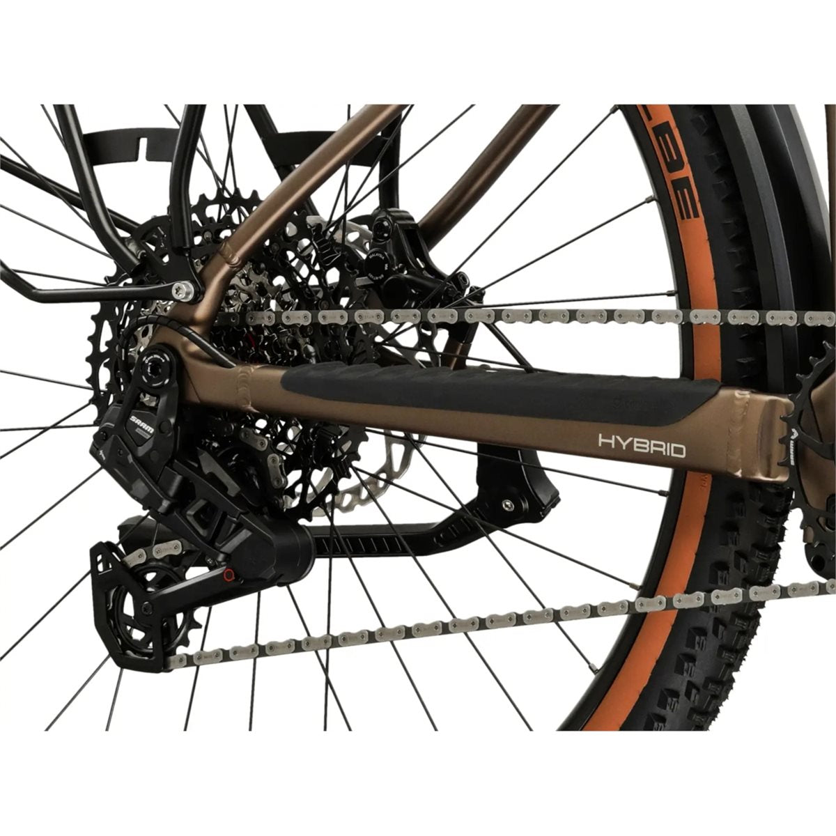 Elcykel Hybrid Kross Influx Suv 6.0 W 800 Brown/Yellow