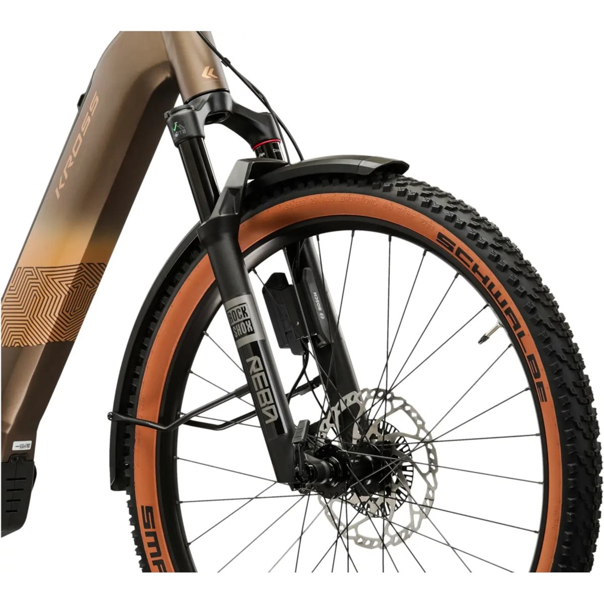 Elcykel Hybrid Kross Influx Suv 6.0 W 800 Brown/Yellow