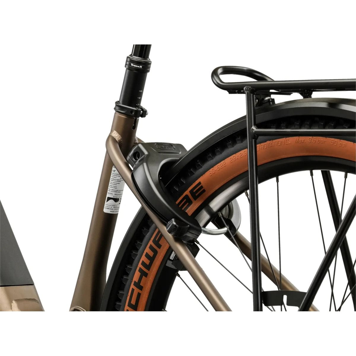 Elcykel Hybrid Kross Influx Suv 6.0 W 800 Brown/Yellow