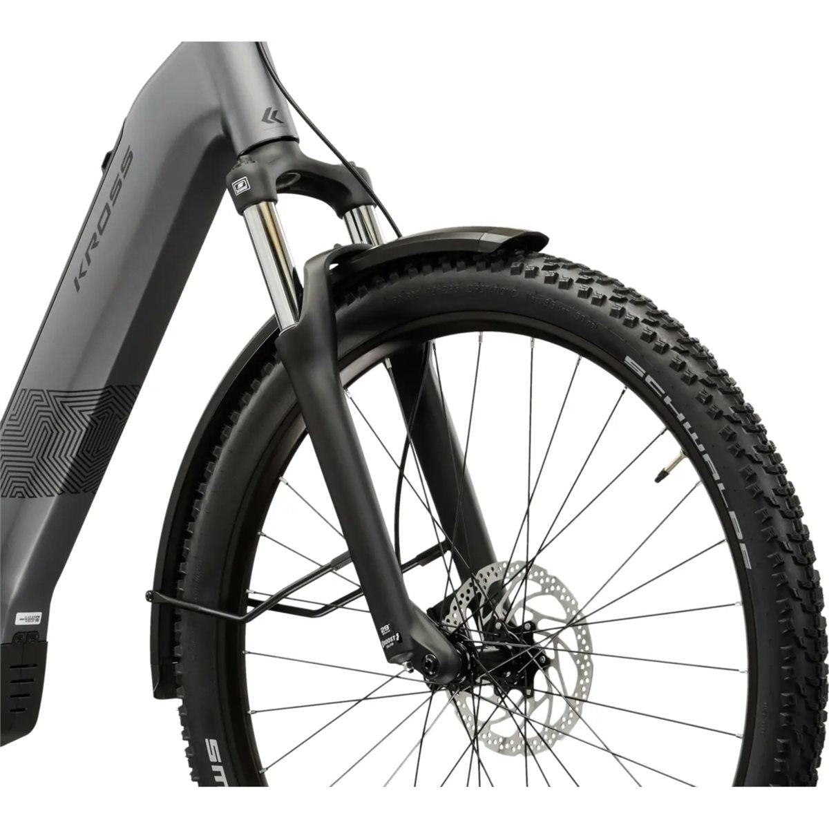 Elcykel hybrid Kross Influx Suv Hybrid 2.0 W 600 Grey/Black