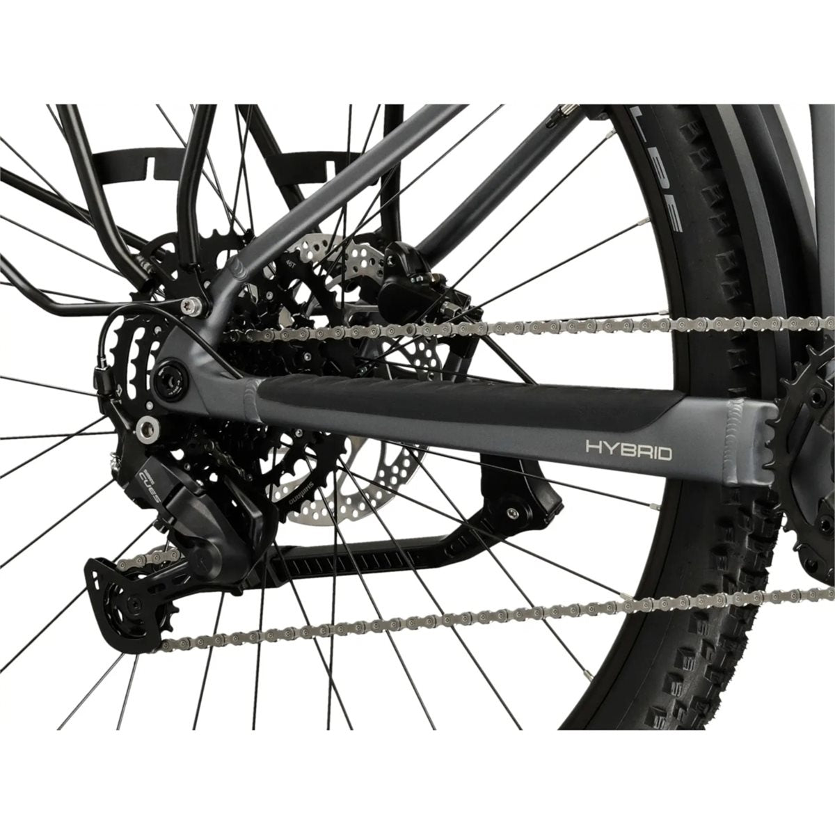 Elcykel hybrid Kross Influx Suv Hybrid 2.0 W 600 Grey/Black