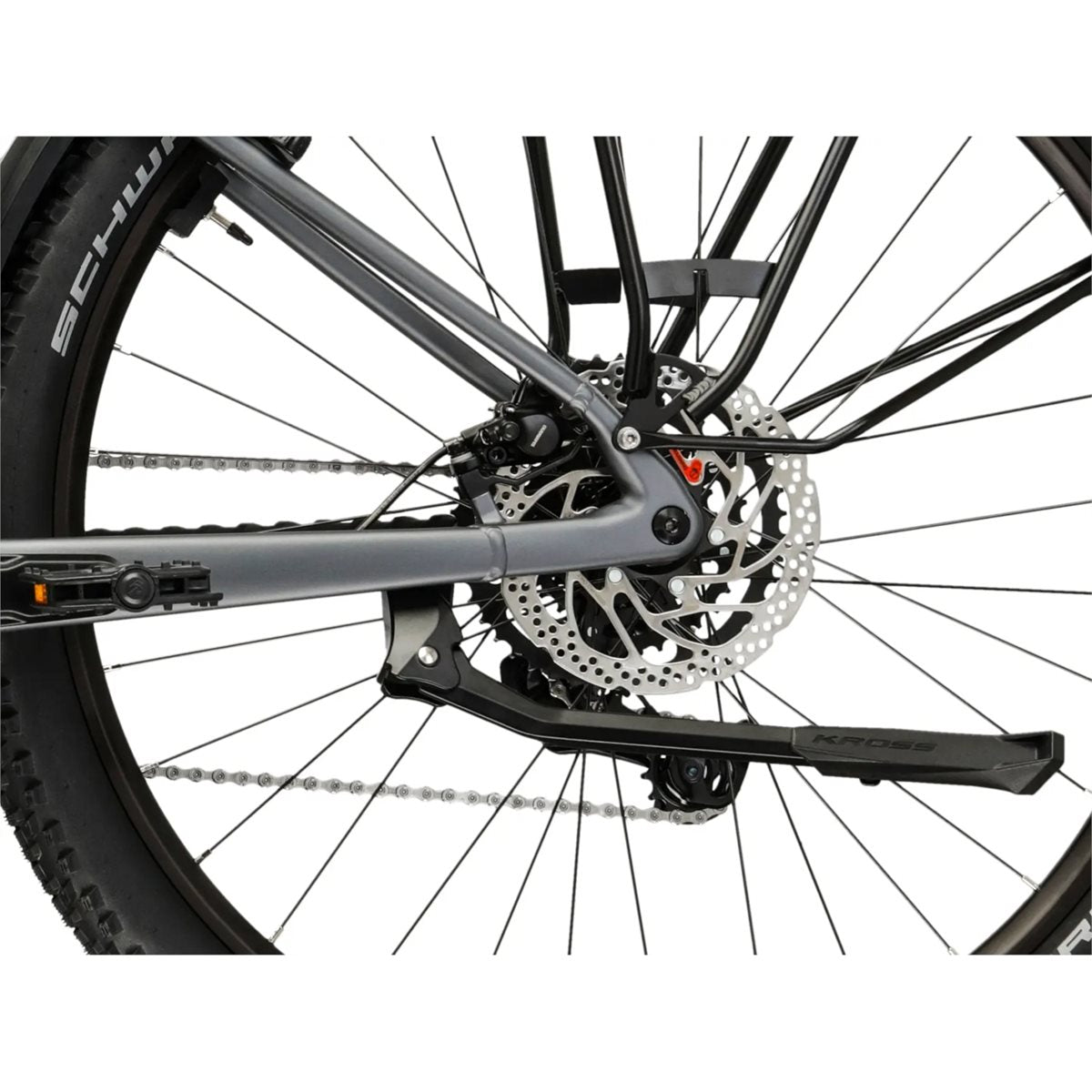 Elcykel hybrid Kross Influx Suv Hybrid 2.0 W 600 Grey/Black