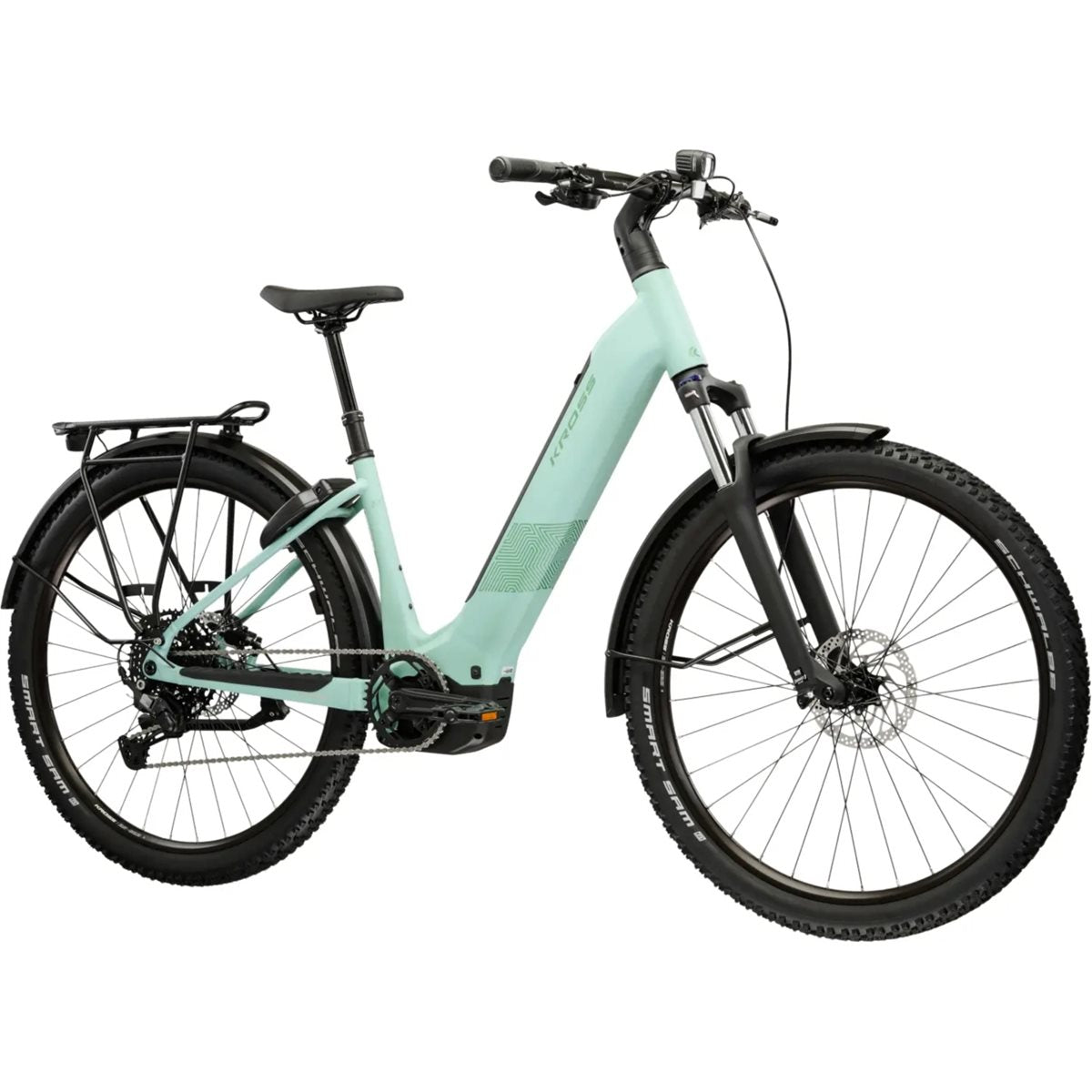Elcykel hybrid Kross Influx Suv Hybrid 3.0 W 800 Green